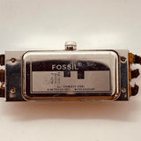 Kleines Rechteck Fossil FA-1551 Uhr Für Teile & Reparaturen - nicht funktionieren