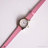 Vintage Chic Timex Watch for Ladies | Round Dial Watch with Pink Strap