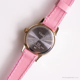 Vintage Chic Timex Uhr für Damen | Runde Zifferblatt Uhr mit rosa Riemen
