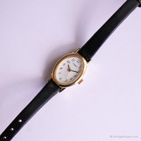 Vintage Analog Timex Quartz Watch | Elegant Gold-tone Watch for Her