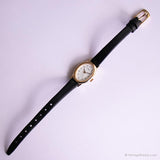 Vintage Analog Timex Quartz Watch | Elegant Gold-tone Watch for Her