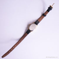 Vintage Analog Timex Quartz Watch | Elegant Gold-tone Watch for Her