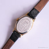 Vintage Analog Timex Quartz Watch | Elegant Gold-tone Watch for Her