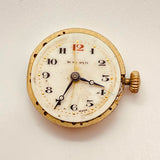 Lot de 2 montres art déco 1940 pour les pièces et la réparation - ne fonctionne pas