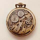 1940s Telefame Swiss Made Pocket Watch for Parts & Repair - NOT WORKING