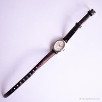 Ancien Timex Quartz montre Pour elle | Ovale à tonalité argentée décontractée montre