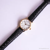 Vintage Gold-Ton Timex Indiglo Uhr | Damen runder Zifferblatt Quarz Uhr