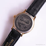 Tono d'oro vintage Timex Orologio indiglo | Orologio da donna rotondo quadrante quarzo