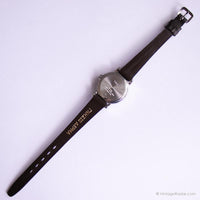 قرص رمادي خمر Timex ساعة Indiglo | مراقبة تاريخ النغمة الفضية لها