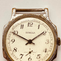 POBEDA SOVIETA USSR reloj Para piezas y reparación, no funciona