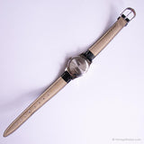 Vintage -Kutsche von Timex Uhr | Silberton-Büro Uhr für Frauen
