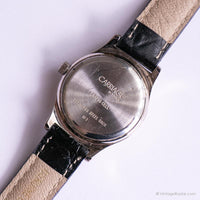 Chariot vintage par Timex montre | Bureau de tons d'argent montre pour femme
