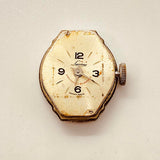 Lucerna Art Deco chapada de oro de 10k reloj Para piezas y reparación, no funciona