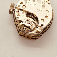 ساعة آرت ديكو لوسيرن مطلية بالذهب عيار 10 قيراط لقطع الغيار والإصلاح - لا تعمل