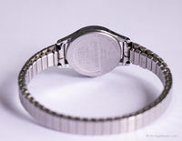 Vintage Timex Quartz Watch for Ladies | Tiny Silver-tone Casual Watch