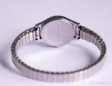 Jahrgang Timex Quarz Uhr für Damen | Tiny Silver-Tone Casual Uhr