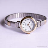 Vintage Two-tone Watch by Carriage | Round Analog Dial Quartz Watch