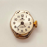 Delma 17 Jewels Swiss Made Watch for Parts & Repair - NOT WORKING