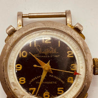 Military Sheffield Swiss Made Watch for Parts & Repair - NOT WORKING