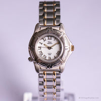 Vintage elegante Timex Indiglo reloj | Números romanos de acero reloj