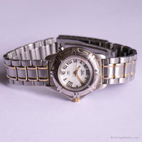 Vintage Elegant Timex Indiglo Watch | Roman Numerals Steel Watch