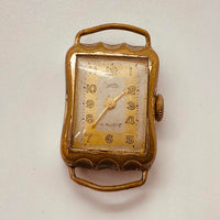 1940s Zentra 15 Rubis German Art Deco Watch for Parts & Repair - NOT WORKING