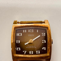 Rectangular Osco 17 Jewels Watch for Parts & Repair - NOT WORKING