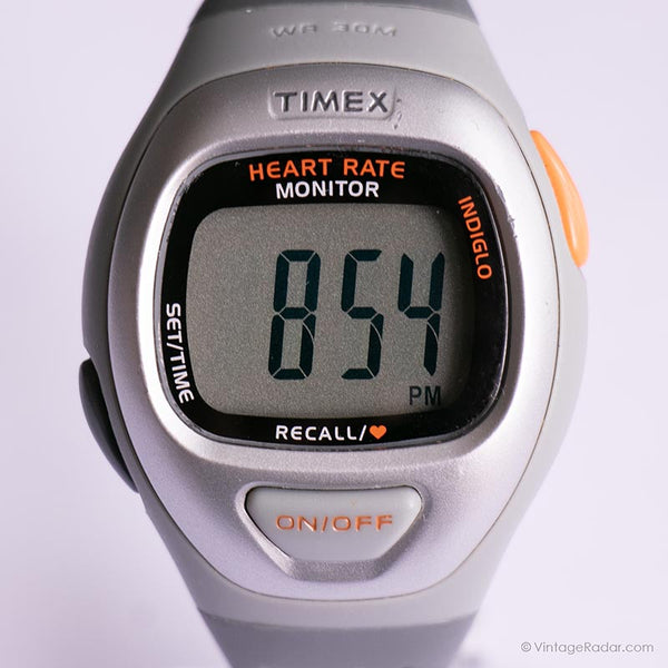 Digital vintage Timex Deportes indiglo reloj | Gray Sportwatch por Timex