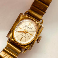 1950s Glashütte 17 Rubis German Gold-Plated Watch for Parts & Repair - NOT WORKING