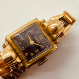 1940 Anker 15 Rubis German Gold-chapado reloj Para piezas y reparación, no funciona