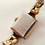 1940s arctos elite 17 rubis allemand plaqué or allemand montre pour les pièces et la réparation - ne fonctionne pas