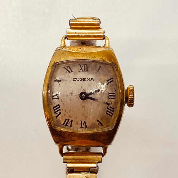 Circa 1950er Jahre Dugena 24 Deutsch Uhr Für Teile Reparaturen