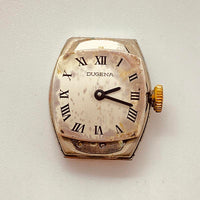 Alrededor de la década de 1950 Dugena 24 alemán reloj Para piezas y reparación, no funciona