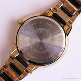 Vintage Black Dial Anne Klein Watch | Elegant Ladies Wristwatch