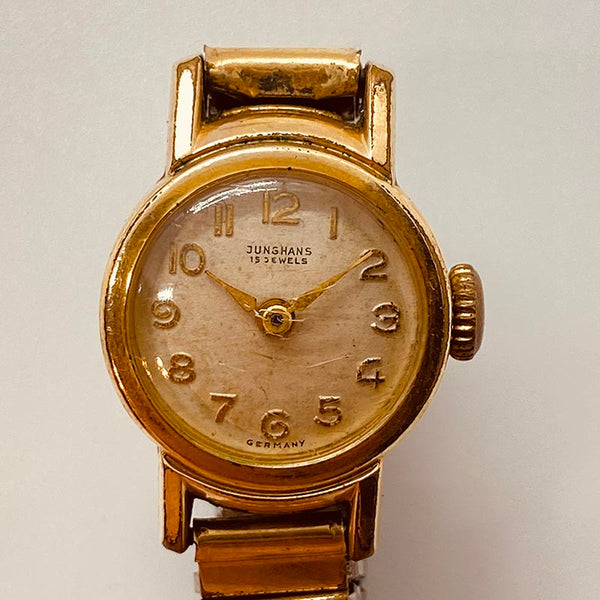 1950er Jahre Junghans 15 Juwelen Deutsch Uhr Für Teile & Reparaturen - nicht funktionieren