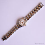 Vintage zweifarbig Anne Klein Datum Uhr | Edelstahl Uhr für Sie
