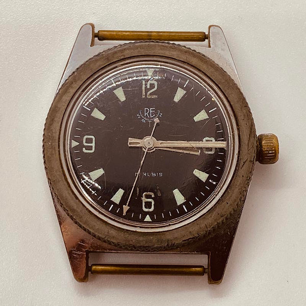 Re orologio 17 orologio militare Rubis per parti e riparazioni - non funziona