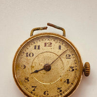 1930er Jahre kleiner militärischer Grabendeutsch Uhr Für Teile & Reparaturen - nicht funktionieren