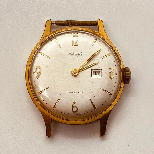 1960er Jahre Luxus -Männer Kienzle Deutsch Uhr Für Teile & Reparaturen - nicht funktionieren