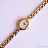 Vintage Oval Dial Anne Klein Uhr | Goldene Mode Uhr für Sie