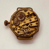 1920s Art Deco Trench Military Watch for Parts & Repair - NOT WORKING