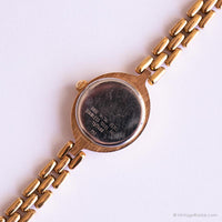 Esfera ovalada vintage Anne Klein reloj | Moda de oro reloj para ella