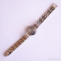 Ancien Anne Klein diamant montre | Minuscule montre à bracelet pour les dames