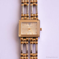 Vintage rectangular Anne Klein reloj | Diamante reloj para damas