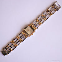 Rettangolare vintage Anne Klein Guarda | Diamond Watch for Ladies