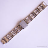 Vintage Rechteck Anne Klein Uhr | Diamant Uhr für Damen