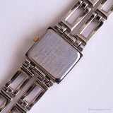 Vintage rectangular Anne Klein reloj | Diamante reloj para damas