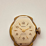 Orologio tedesco Swano 17 Rubis Gold Plack per parti e riparazioni - Non funziona