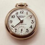 Westclox Scotty hecho en el bolsillo de EE. UU. reloj Para piezas y reparación, no funciona