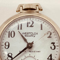 Westclox Scotty Made in U.S.A. Pocket Watch per parti e riparazioni - Non funziona